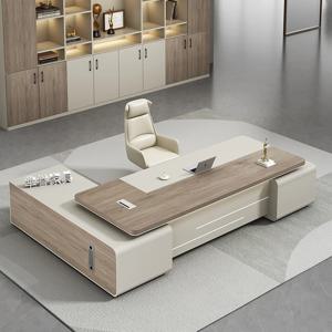 보스 책상, 심플 모던 오피스, 사장, 상사, 관리자, 책상과 의자 조합