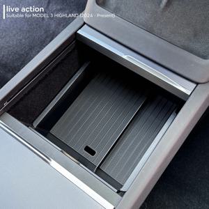 테슬라 모델 Y 런칭 주니퍼 2026 2025 모델 3 하이랜드 2024 센터 콘솔 안경 보관함 암레스트 박스 실리콘 패드