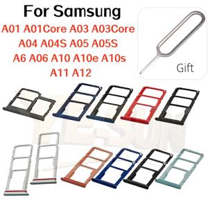 삼성 갤럭시 A01 A01Core A03 A03Core A04 A04S A05 A05S A6 A06 A10 A10e A10s A11 A12 SIM 카드 트레이 홀더