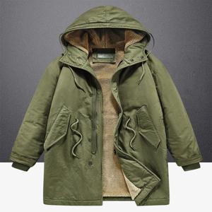 두꺼운 미국 레트로 작업복 양털 벨벳 재킷 코튼 코트 네이비 N1 데크 코트 순면 방풍 두꺼운 코튼 의류 남성용