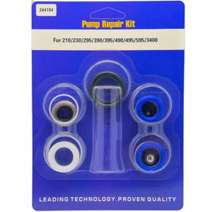 244194 펌프 수리 패킹 키트 교체 부품, 그라코 에어리스 페인트 분무기 210 230 295 390 390 495 495 595 3400에 적합