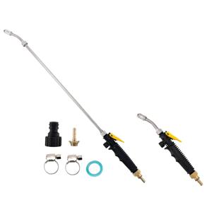 차단 밸브가 있는 분무기 완드 호스 퀵 커넥터로 정원 급수 고압 세척기 분무기 정원 분무기 완드