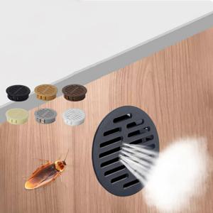 5Pcs 통풍구 플라스틱 캐비닛 에어 벤트 장식 커버 옷장 신발 옷장 메쉬 홀 커버 직경 35/50/60/80mm 하드웨어 액세서리