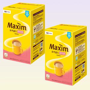 맥심 모카골드 라이트 커피믹스 180Tx2 (360T)