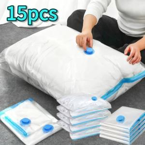 두꺼운 진공 압축 가방 투명 이불 진공 가방 보관 가방 가정용 의류 보관 및 분류 가방