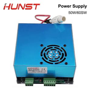 Hunst MYJG 50W 60W CO2 레이저 전원 공급 장치 110V/220V 선택 가능, 40~70w 절단 및 조각 기계 유리관에 적합
