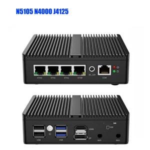인텔 N150 팬리스 미니 PC 셀러론 N5105 N6005 방화벽 소프트 라우터 J5005 4x 인텔 i226 2.5G LAN HD DP pfSense 컴퓨터 ESXI