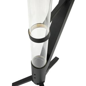 PH-02 야외 파티오 로켓 스토브 펠릿 무연 목재 펠릿 스토브 보로실리케이트 유리관 도매 펠릿 스토브