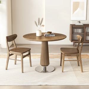 노르딕 클럽 바 테이블 원목 협상용 테이블 및 의자 심플 바 테이블 모던 발코니 원형 가구 테이블