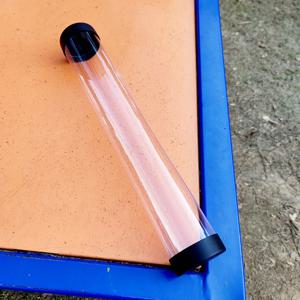 고화질 투명 Pvc 원형 보관 튜브 게임 매트 마우스 패드 보관 상자 분류된 디스플레이 컴팩트하고 휴대 가능