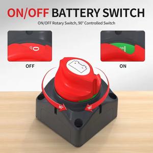 배터리 차단 스위치 12V 48V RV 자동차 해양 배터리 스위치 구리 배터리 차단 스위치 보트 ATV UTV 차량용