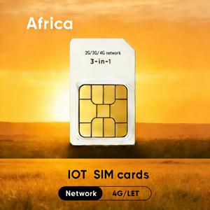아프리카 GPS SIM 카드 360M (ST-905/ST-915/GF-07/ST-901 트래커용) 연간 데이터 지원, 2G, 3G, 4G 로밍 네트워크 지원