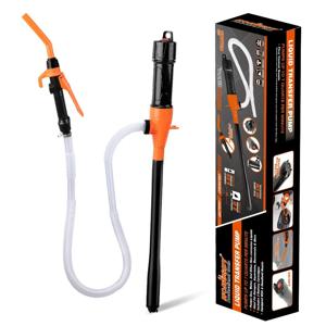 양굿 12V 전기 오일 이송 펌프, 자동차, 트럭, 가스, 물용 휴대용 배터리 구동 액체 사이펀 펌프 (호스 포함)