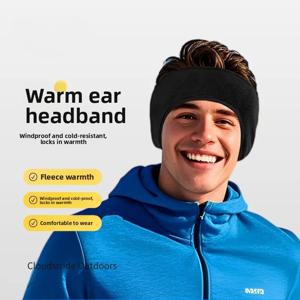 양털 귀 보호대, 야외 스포츠 헤드밴드, 사이클링 스키, 보온, 바람 및 추위 보호, 이마 및 귀마개