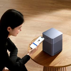 TLF UGREEN DH4300 플러스 미니 홈 NAS AI 록칩 옥타 코어 A55-A76 8GB LPDDR4X 4베이 SATA HDD SSD NFC RJ45 2.5GbE 네트워킹 스토리지