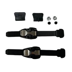 인라인 롤러 스케이트 및 아이스 스케이트용 교체용 2개 스케이트 버클(마이크로어조이드 150mm 스트랩 포함) 경량