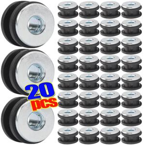 오토바이 고무 그로밋 키트 페어링 볼트 쿠션 와셔 스틸 부싱 스페이서 혼다 스즈키 ATV 액세서리 M6/M10