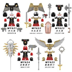 2025 신제품 MY612 여성 전투병 중세 기사 블록 애니메이션 피규어 액션 피규어 컬렉션 모델 인형 장난감 선물