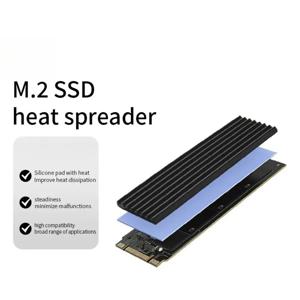 2280 NVMe용 알루미늄 M.2 SSD 방열판 – 열 패드 포함, PS5 및 PC에 적합