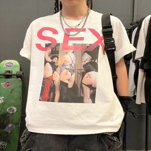 더 무거운 소재의 웨스트 코스트 아메리칸 레트로 빈티지 스타일 반팔 티셔츠 (왕유빙 스튜디오) 캐주얼 여름 2025