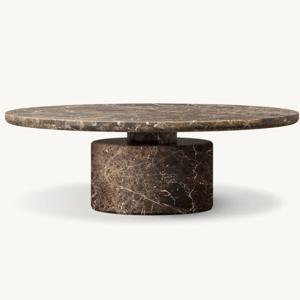 고급 미국 스타일 거실 가구 천연석 대리석 커피 테이블