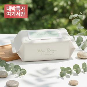 쁘띠루쥬 50평량 데일리 엠보싱 초순수 아기 물티슈 대용량  캡형 100매 20팩