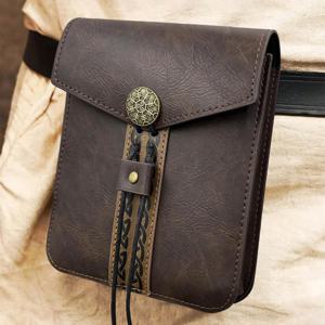 중세 북유럽 바이킹 스타일 야외 가방 레트로 코스프레 액세서리 일상 보관에 이상적