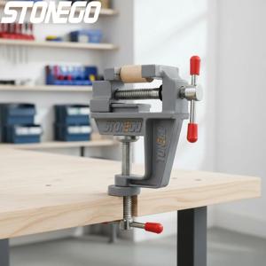 3.5인치 알루미늄 미니 벤치 바이스, 헤비 듀티 소형 테이블 바이스, 금속 가공용 DIY 공구, 컴팩트 플랫 노즈 플라이어