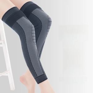 따뜻한 양털 무릎 패드 남녀공용 긴 무릎 보호대 추운 날씨에 어울리는 노인 남녀 겨울 보호 무릎 커버