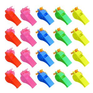 6~50개 파티 선물용 끈이 달린 휘슬 축제 모임 선물 소음 발생기 응원 휘슬 다채로운 플라스틱 TMZ