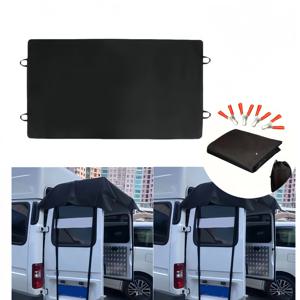 두꺼운 유니버설 방수 RV 리어 도어 테일게이트 어닝 차양막 600D 폴리에스터 셰이드 캠핑카 야외 캠핑 캐노피