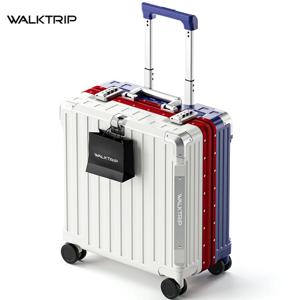 18인치 기내용 캐리어, 알루미늄 프레임과 TSA 잠금장치가 있는 고품질 PC 소재 여행용 트롤리 가방