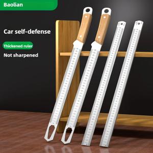 휴대용 스테인레스 스틸 금속 직선 자 정밀 양면 정밀 측정 도구 스케일 미터법 자 액세서리