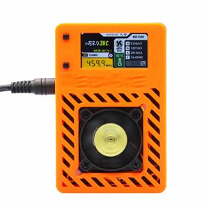 Nerdaxe Bitaxe Ultra 500gh/s 12W –BM1366 Bitaxe 오픈 소스 비트코인 ​​채굴기(전원 공급 장치 포함)