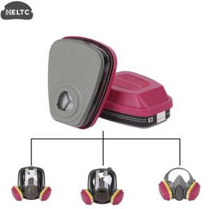 1Pcs 60926 60923 60921 다중 가스/증기 필터 가스 마스크 필터 박스 액세서리(유기 증기용 P100 보호 기능 포함)