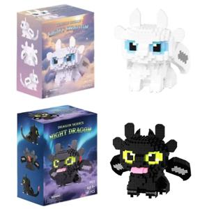 새로운 블록 동물 장난감 만화 드래곤 마이크로 블록 액션 피규어 할로윈 장난감 선물 장식품