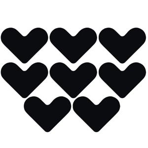 8Pcs 논슬립 러그 패드 카펫 테이프 그리퍼 하트 모양 카펫 스티커 (하드우드 타일 라미네이트 바닥용 러그 홀더)