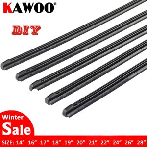 KAWOO 자동차 차량 삽입 고무 스트립 와이퍼 블레이드 (리필) 8mm 소프트 14 