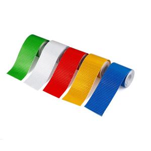 5cm x 3m/롤 도로 교통 반사판 스티커, 트럭 밴 건설 현장 바닥 형광 반사 접착 테이프