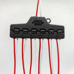 3/6 포트 배포, 포트 공유 상자/철도 철도 레이아웃/스케일 모델 조명 연결 Diaroma 용 기차 레이아웃 포트 허브