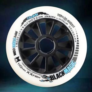 6 또는 8개입 MPC 블랙 매직 휠 SRC XXFirm XFirm 110/100/90mm 마라톤 레이싱 타이어 인라인 스피드 스케이트 휠 로드 스케이팅용