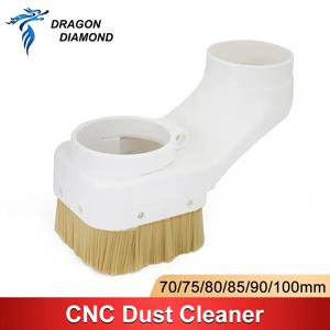 CNC-스핀들 더스트 슈 콜렉터 70mm 75mm 80mm 85mm 90mm 100mm 스핀들 모터 라우터 기계 커버 용 더스트 부트 클리너