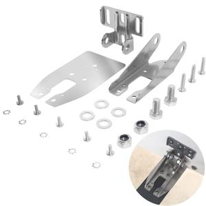 헤비 듀티 변환기 마운트 브래킷, 스프레이 실드 포함, 가민 에코, 에코맵, CV,GT,GCV,GPSMAP, GSD와 호환 가능, 010-12006-11