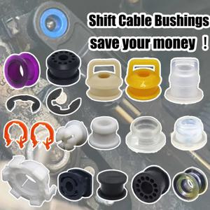 자동 수동 기어 시프트 레버 링키지 시프터 부싱 슬리브 그로멧 수리 키트 고무 그로멧 클립 슬리브 교체 부품