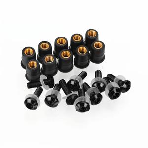 혼다 아프리카 트윈 CRF1100L CRF1000L CRF 1000 1100 L XRV 750 XRV750 용 오토바이 윈드 스크린 윈드 실드 페어링 볼트 나사 너트