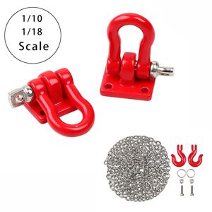 RS RC 트레일러 견인 후크 금속 액세서리 업그레이드 1:10 RC 크롤러 자동차 Redcat Gen8 VS4-10 Axial SCX10 90046 AXI03007 Capra