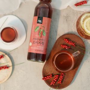 [호재준] 전통추출방식 오미자청 325ml x 2병(보틀증정)