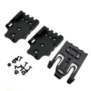 신형 사냥용 허벅지 홀스터 액세서리 전술 홀스터 어댑터 퀵 락킹 시스템 키트 QLS 22 22 19 폴리머 총기 액세서리