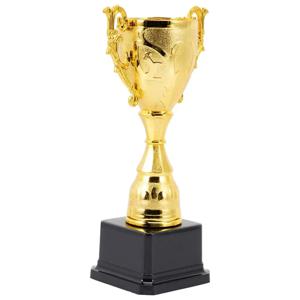 플라스틱 모델 금 트로피 상 학교 보상 공급 경쟁 축구 작은 상금 컵 어린이 공예 기념품