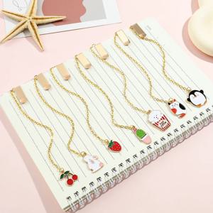 독서 클럽 독자, 작가, 책 애호가 및 학생이 사용할 수 있는 귀여운 스테인리스 스틸 북마크